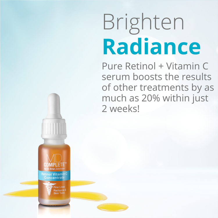 Brighten Radiance with Retinol Vitamin C Serum