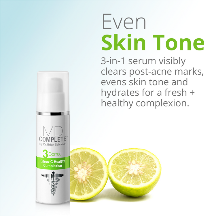 Even skin tone with this 3-in-1 serum