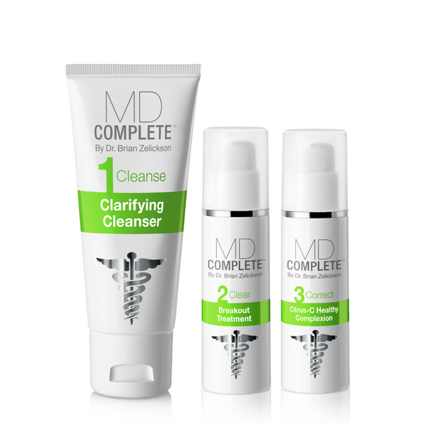 MD Complete 3-Step Clinically Proven Acne Clearing System - Under