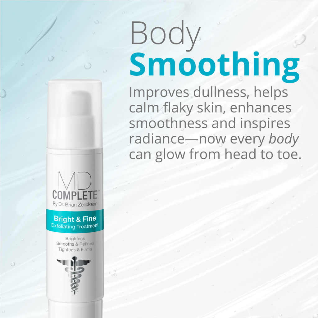 Body smoothing for a glow from head to toe