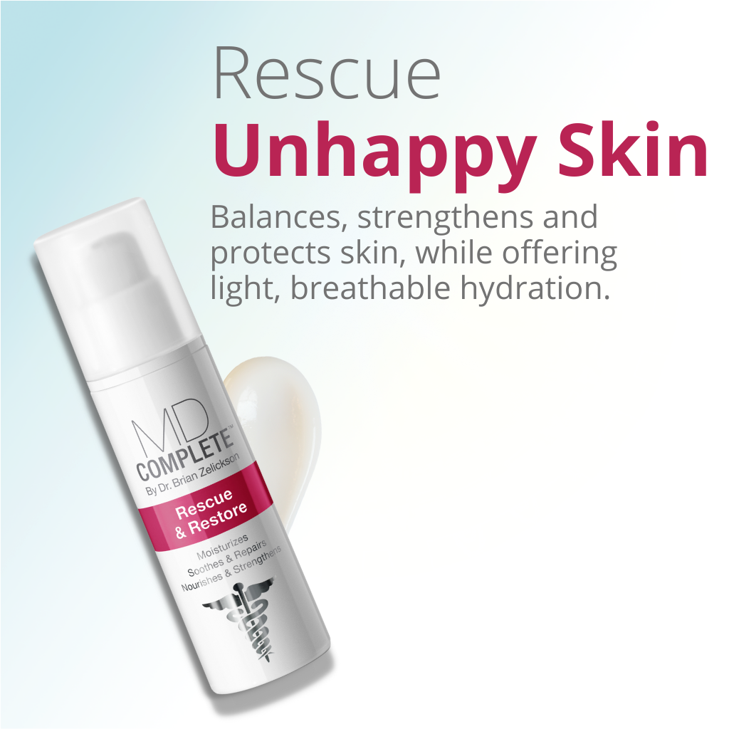 Rescue unhappy skin