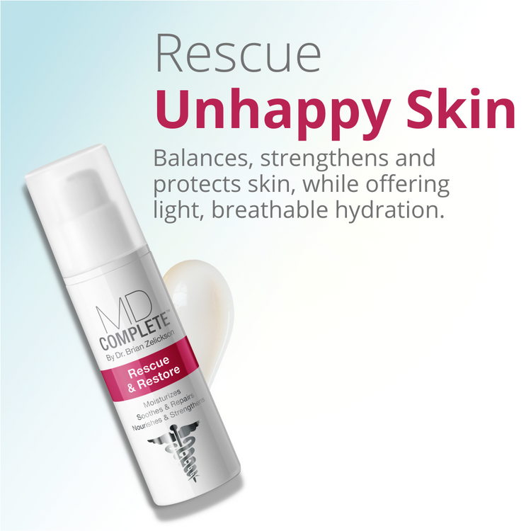 Rescue unhappy skin